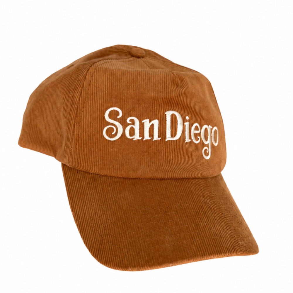 NWT Corduroy San Diego Baseball Hat
